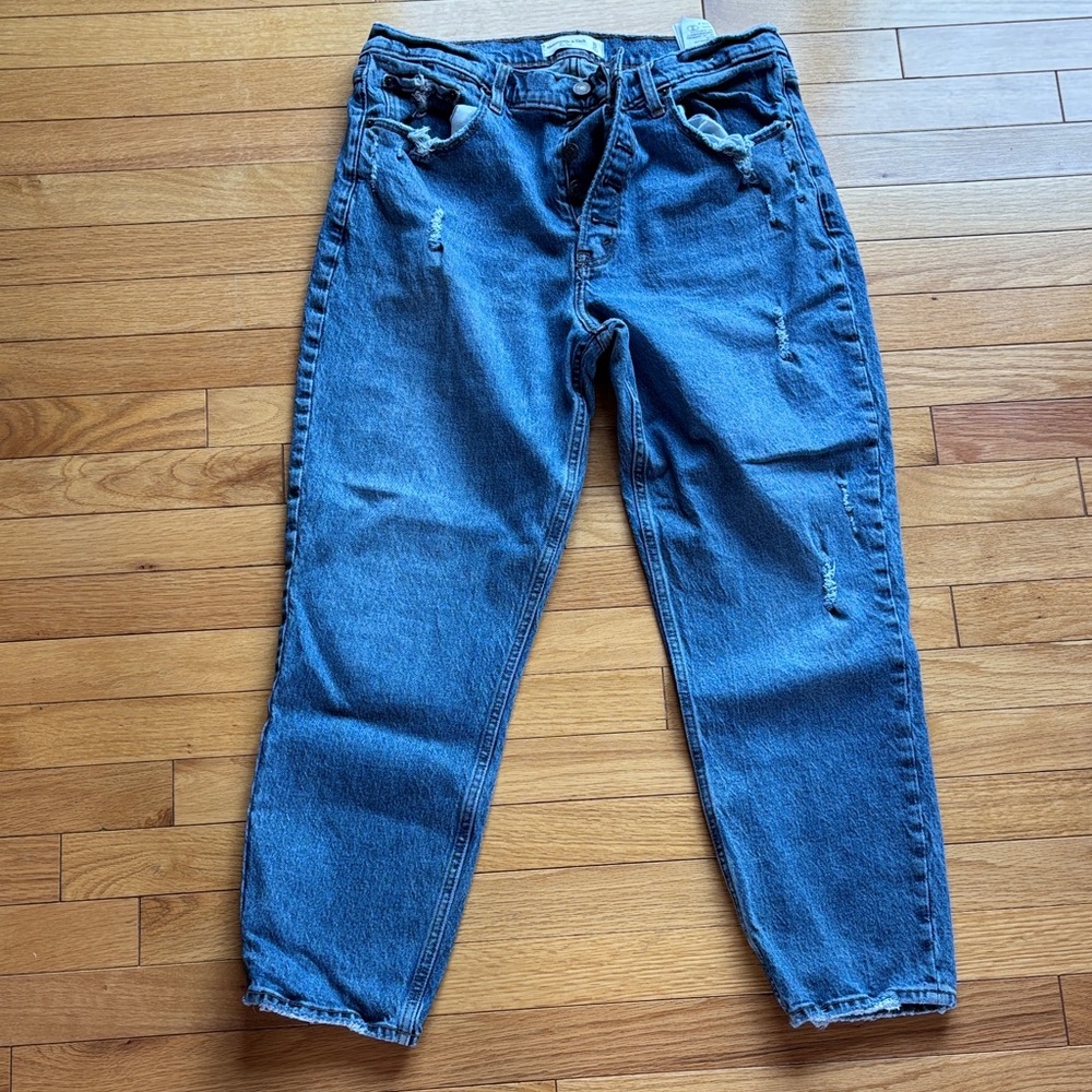 Abercrombie & Fitch Light Blue High Rise Jeans